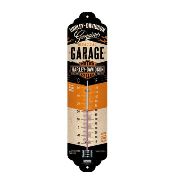 Nostalgic Art Harley Davidson Garage Thermometer