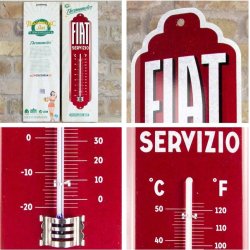 Nostalgic Art Fiat Servizio Thermometer