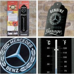 Nostalgic Art Mercedes Thermometer