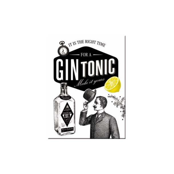 Nostalgic Art Gin &amp; Tonic - Magnet