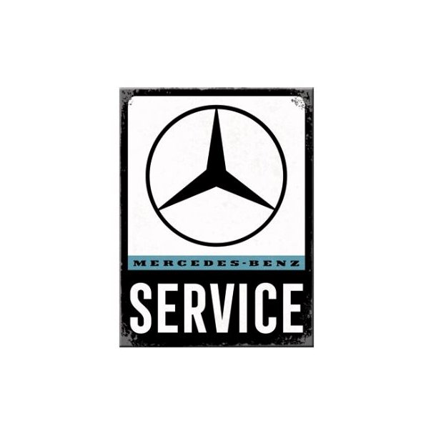 Nostalgic Art Mercedes Benz Service - Magnet
