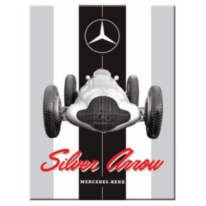 Nostalgic Art Mercedes Benz Silver Arrow - Magnet