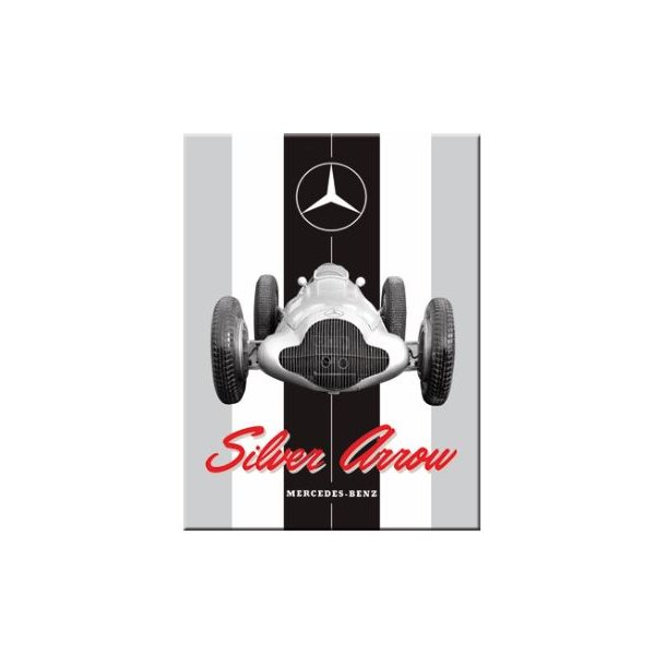 Nostalgic Art Mercedes Benz Silver Arrow - Magnet