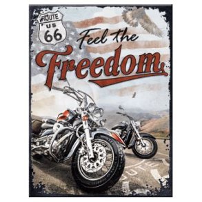 Nostalgic Art Route 66 Freedom - Magnet