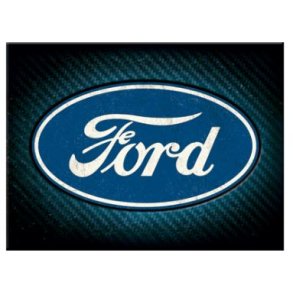 Nostalgic Art Ford - Logo Blue Shine - Magnet