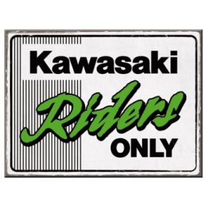 Nostalgic Art Kawasaki - Riders only Ninja - Magnet