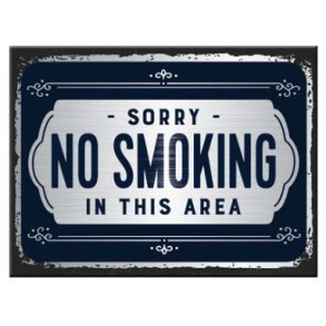 Nostalgic Art Sorry No smoking - Magnet