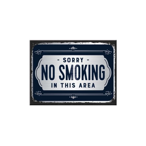 Nostalgic Art Sorry No smoking - Magnet