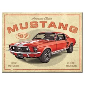 Nostalgic Art Ford Mustang GT 1967 - Magnet