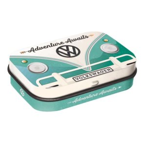 Nostalgic Art VW Bulli - Adventure Awaits Mintpastiller