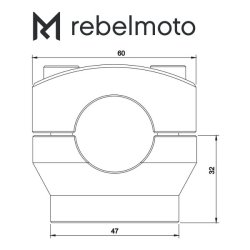 Rebelmoto Risers 22mm