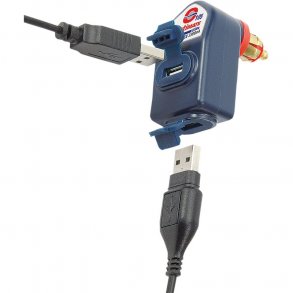 Tecmate Dual USB lader 90 grader