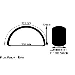 Sk�rm 17/18/19" St�l 105mm bred