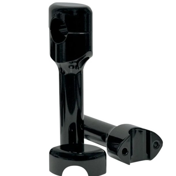 Risers 6" H�vning Smooth Blank Sort 32mm Styr