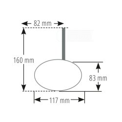 Highsider Blast Bar-End Spejl