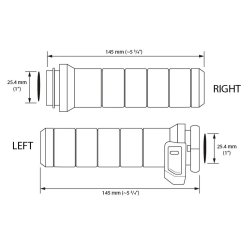 Koso Titan Varmeh�ndtag - Harley Davidson