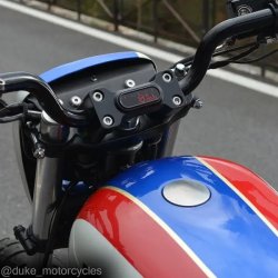 Motogadget Motoscope Mini Alu Speedo / Omdrejningst�ller