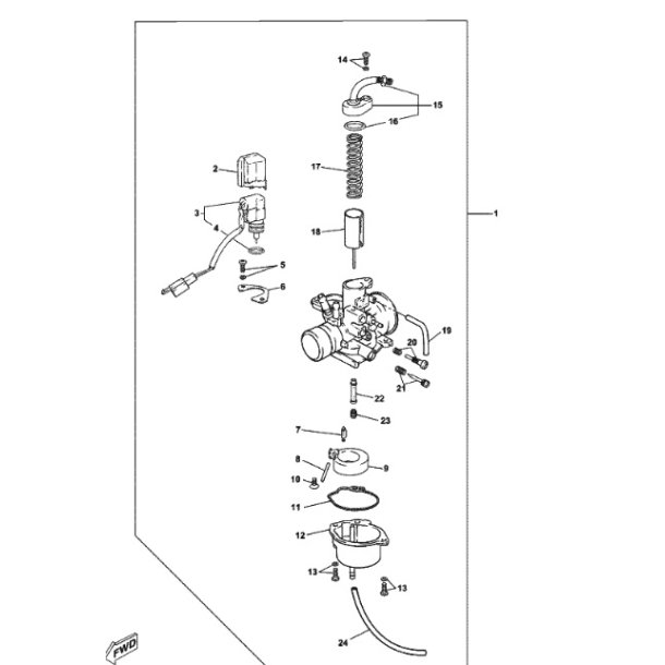 yamaha - .DIAPHRAGM ASSY 2, NO 15