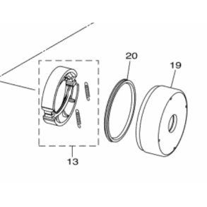 pakning no 20 - Yamaha YFM90R