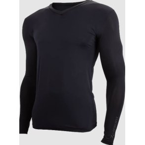Zerofit Cold Skin V-Neck Baselayer Sort