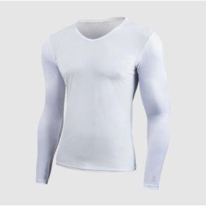 Zerofit Cold Skin V-Neck Baselayer Hvid