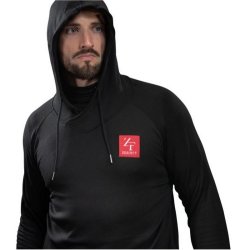 Zerofit Hoodie i sort - Unisex