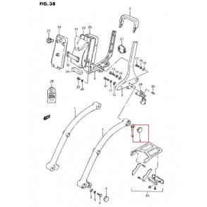 Chrom prop til Strut - VS 1400 Intruder vlg strrelse