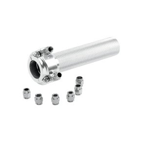 Gasrulle - Biltwell 2 kabel 25 mm Poleret