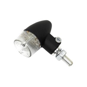 Vintage Blinkst - Black klar bullet LED