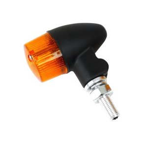 Vintage Blinkst - Black Amber bullet LED