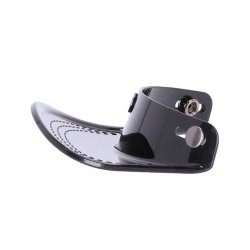 Visir / Cap til Jet hjelm - Sort