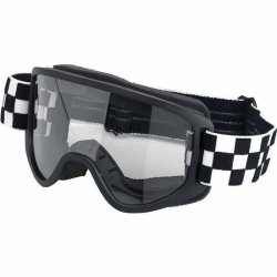 Biltwell Moto 2.0 Goggle Checkers Black