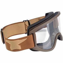 Biltwell Moto 2.0 Goggle Script Chocolate