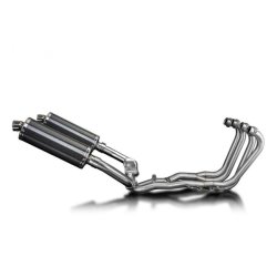 Delkevic Komplet 4-2 Oval Carbon Udst�dning 350mm CBR1000F (87-99)