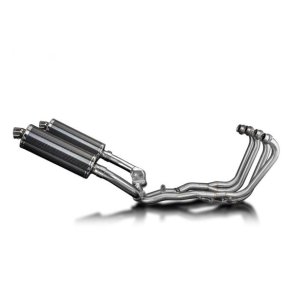 Delkevic Komplet 4-2 Oval Carbon Udst�dning 350mm CBR1000F (87-99)