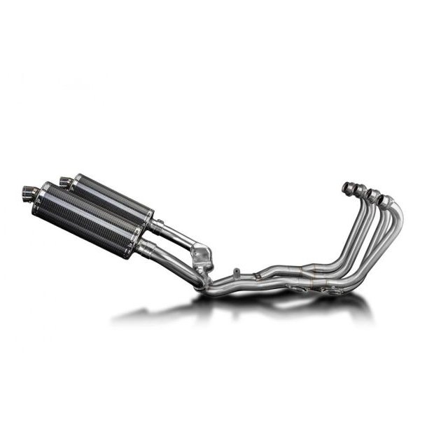 Delkevic Komplet 4-2 Oval Carbon Udst�dning 350mm CBR1000F (87-99)