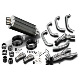 Delkevic Komplet 4-2 Oval Carbon Udst�dning 350mm CBR1000F (87-99)
