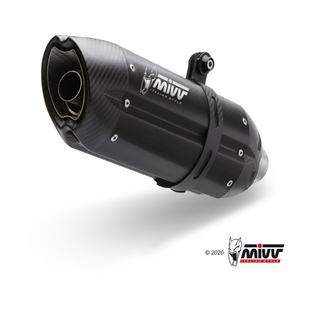 Mivv Suono Slip-On Sort Rustfri Stl FZ1 S/N Fazer (06-12)