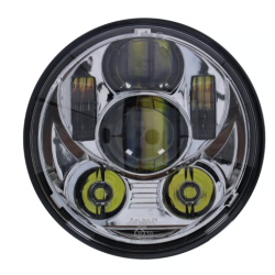 Bright 5,75" LED Forlygte Chrome (Type 1)