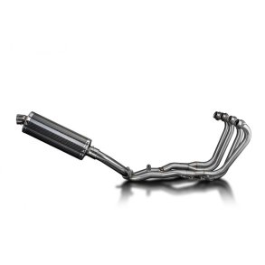 Delkevic Komplet 4-1 Oval Carbon Udst�dning 350mm CBR1000F (87-99)