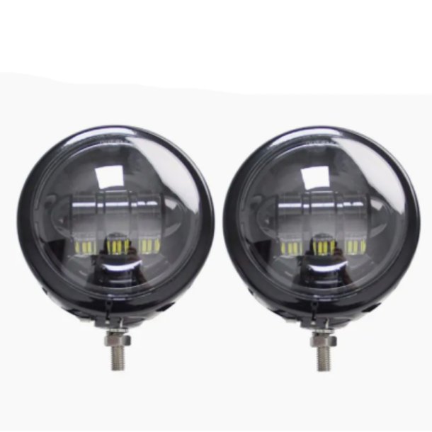 LED Spotlight Kit 4,5" Sort