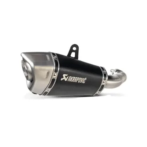 Akrapovic Slip On Sort Rustfri Stl MSX-125 (21->)