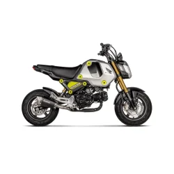Akrapovic Slip On Sort Rustfri Stl MSX-125 (21->)