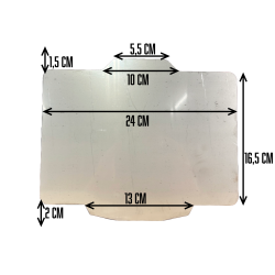 Nummerplade Bagplade