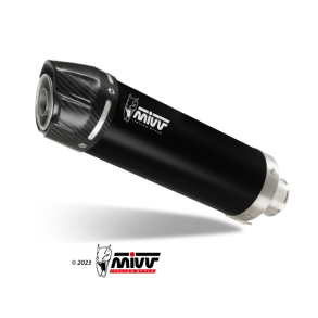 Mivv GP Slip-On Sort Rustfri Stl FZ1 S/N Fazer (06-12)