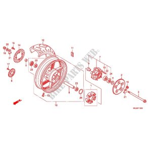 COLLAR, RR. BRAKE SIDE