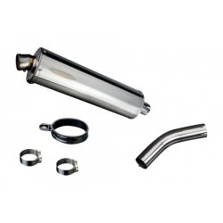 Delkevic Slip-On Udstdning Rustfri GSX-S 750 (15-19)