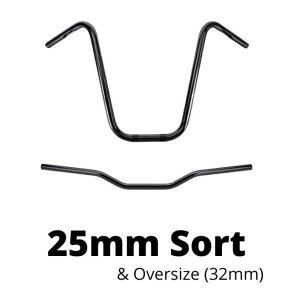 MC Styr 25mm & 32mm Sort