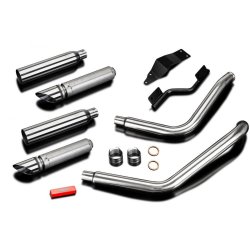 Delkevic 2-2 komplet udst�dningssystem � Kawasaki VN1500 / VN1600 (410mm)