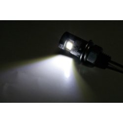 P&W LED Nr. Pladelys Bolt M8 Sort